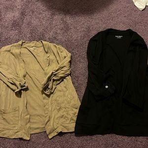 Set of Two Studio works cotton cardigans